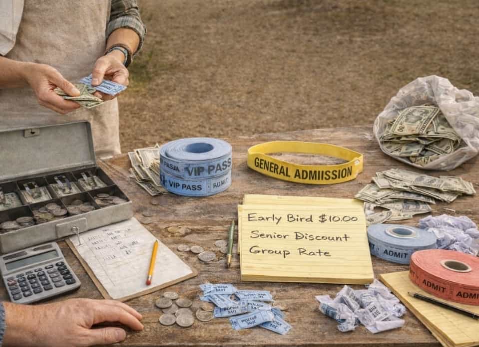 Traditional ticketing with manual processes and paper tickets