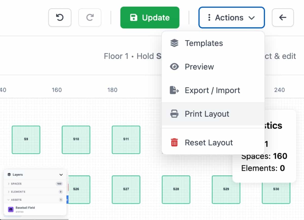 Venue Builder - Visual Layout Design